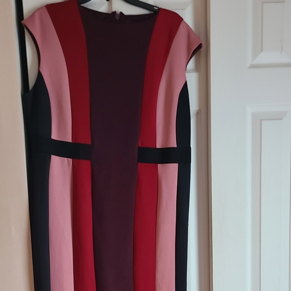 New York & Company Scooped Neck Stripped Dress - Picture 5 of 16